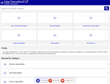Tablet Screenshot of letapinternational.com